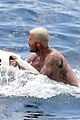 david beckham jumps off yacht with son cruz beckham 61
