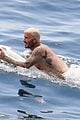 david beckham jumps off yacht with son cruz beckham 64