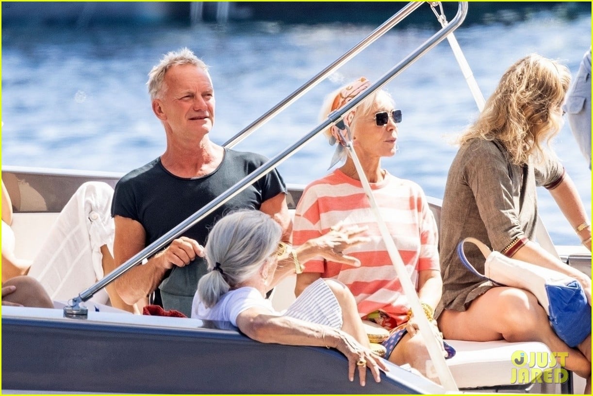 jessica chastain runs into sting in italy 05
