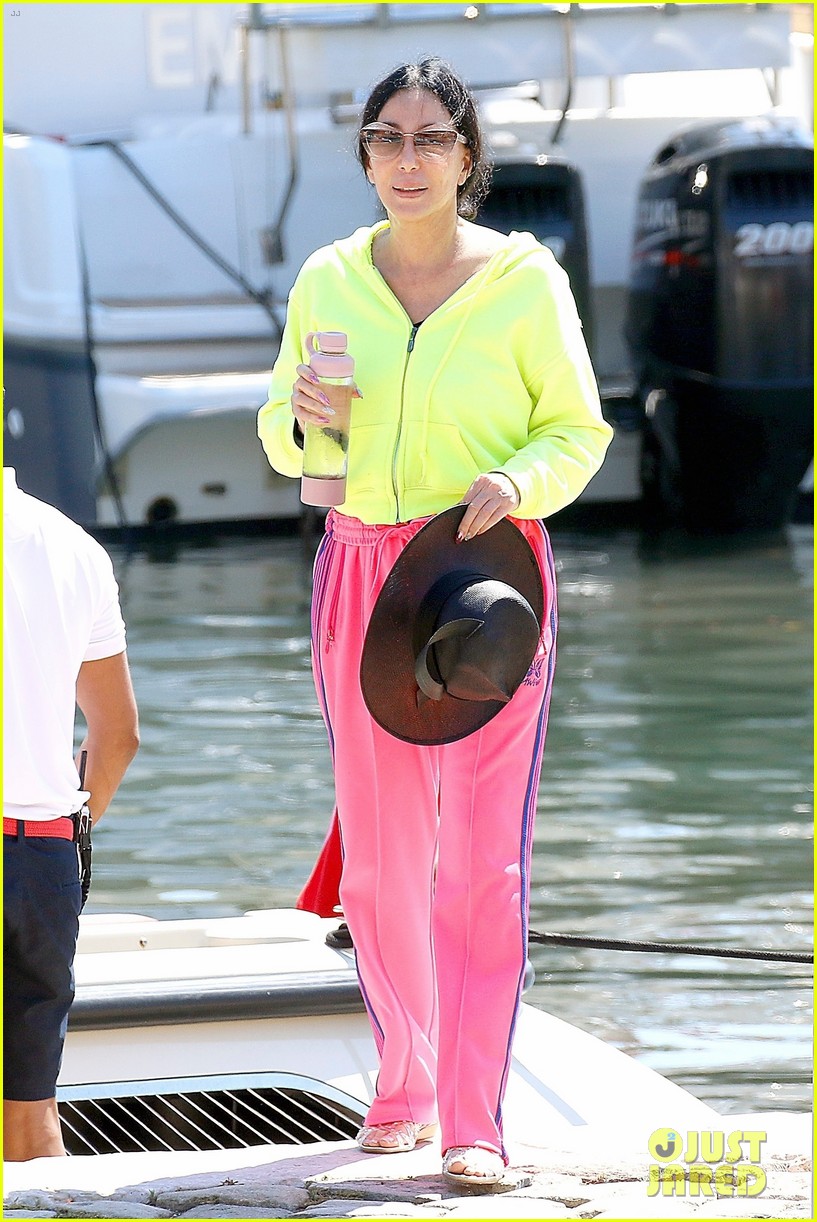 cher neon yellow pink boat arrival wrap up vacation 074592367