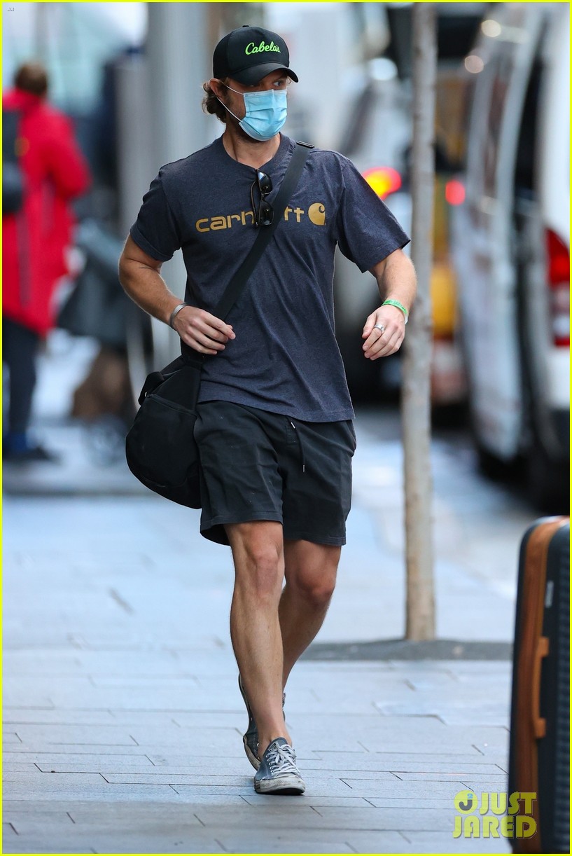 'Sex/Life' Star Adam Demos Spotted in Sydney After Finishing His