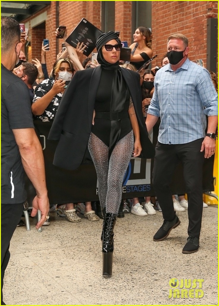 lady gaga slays nyc in two super chic looks 114596731
