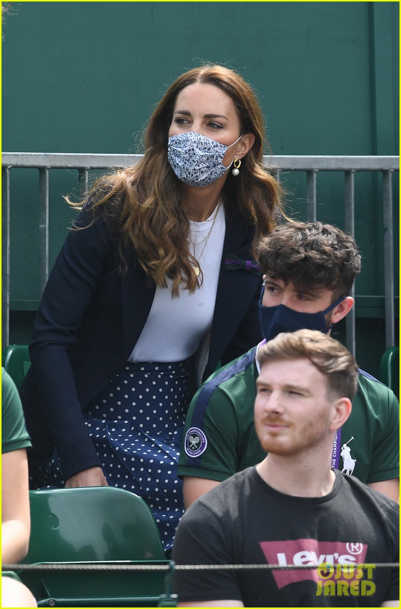 Kate Middleton Attends Wimbledon One Day After Princess Diana Statue