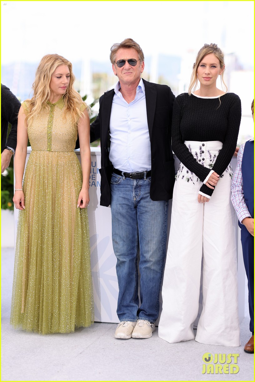 Sean Penn & Daughter Dylan Penn Join Katheryn Winnick For 'Flag Day