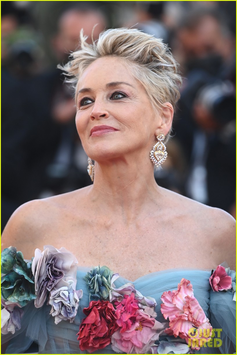 sharon stone cindy gown hana cross poppy delevingne cannes red carpet 01