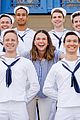 sutton foster sailors anything goes photocall 17