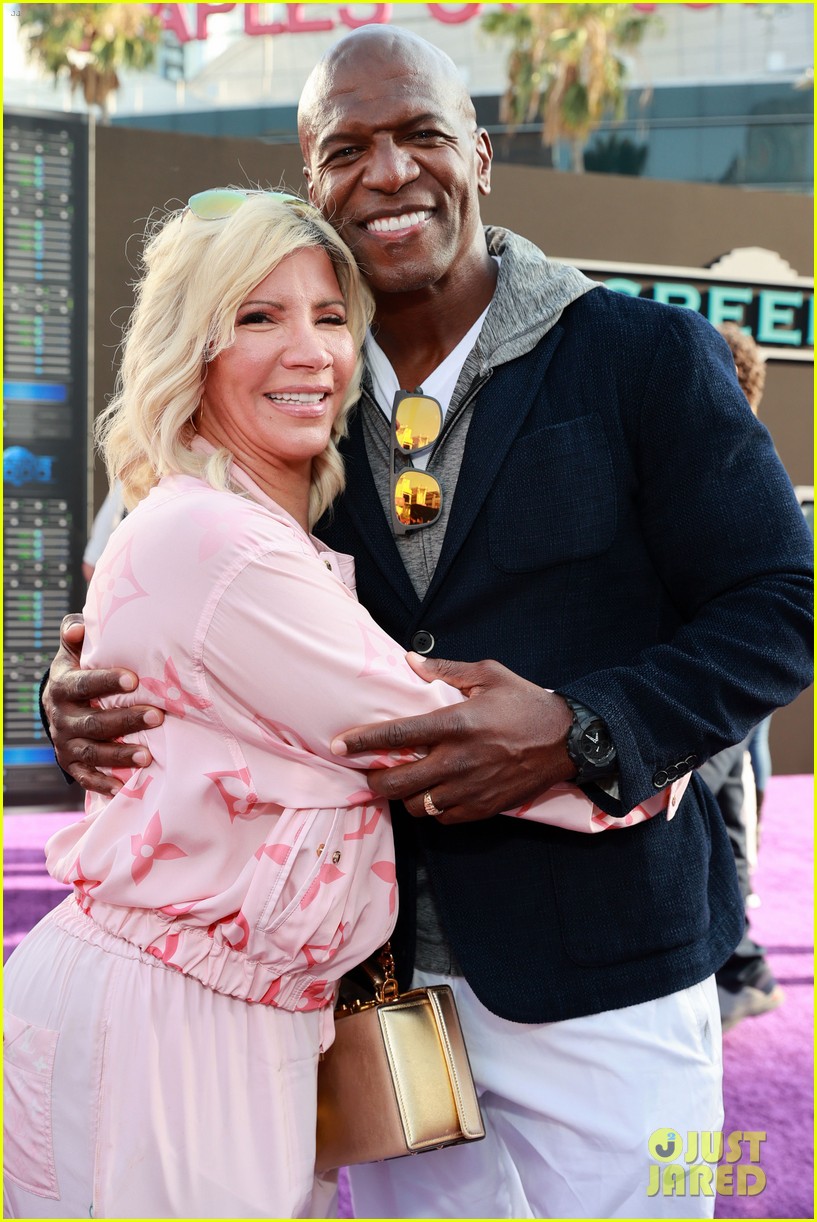 terry crews walk fame star ceremony with grandmother 044597748