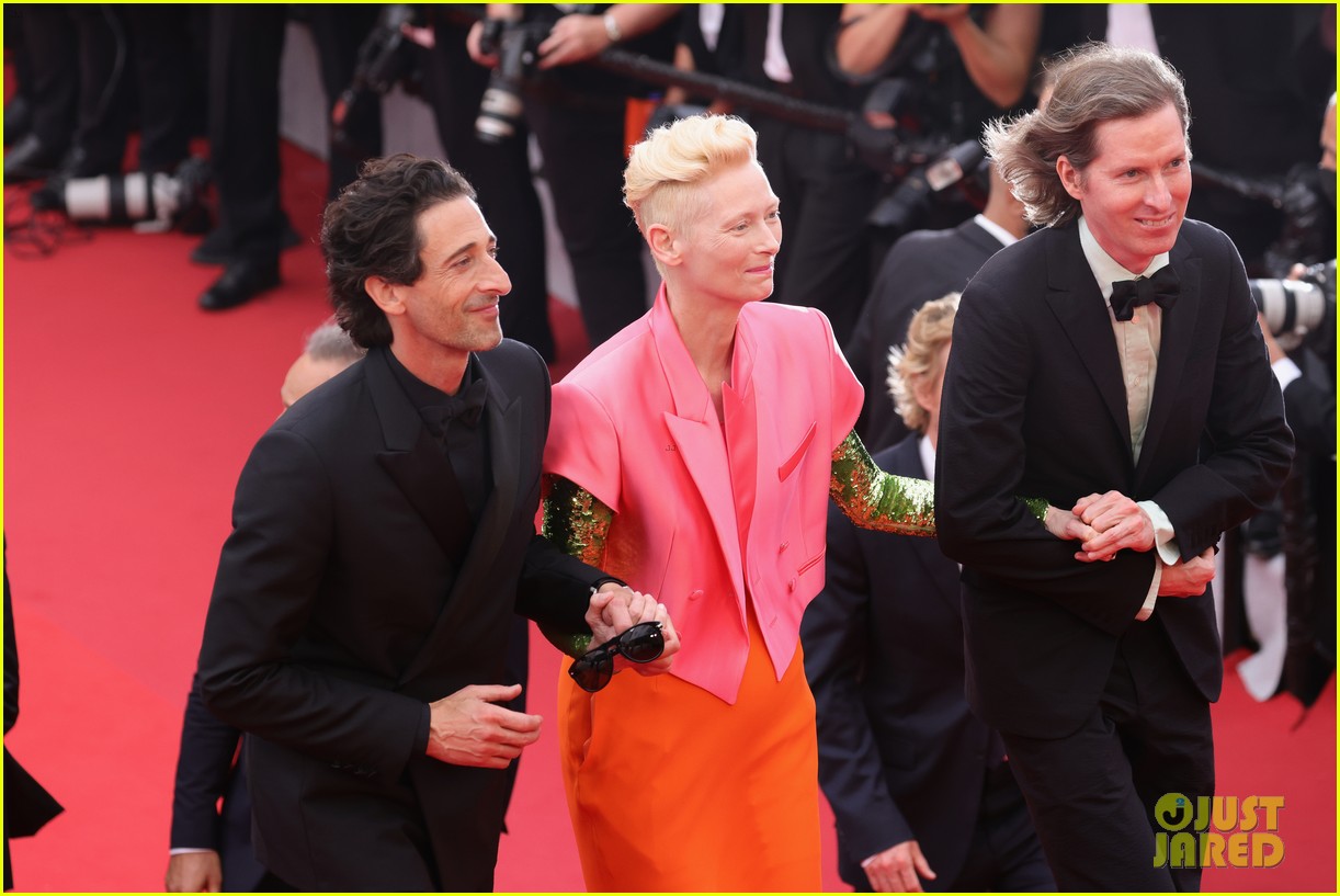 timothee chalamet tilda swinton more french dispatch cannes 484586981