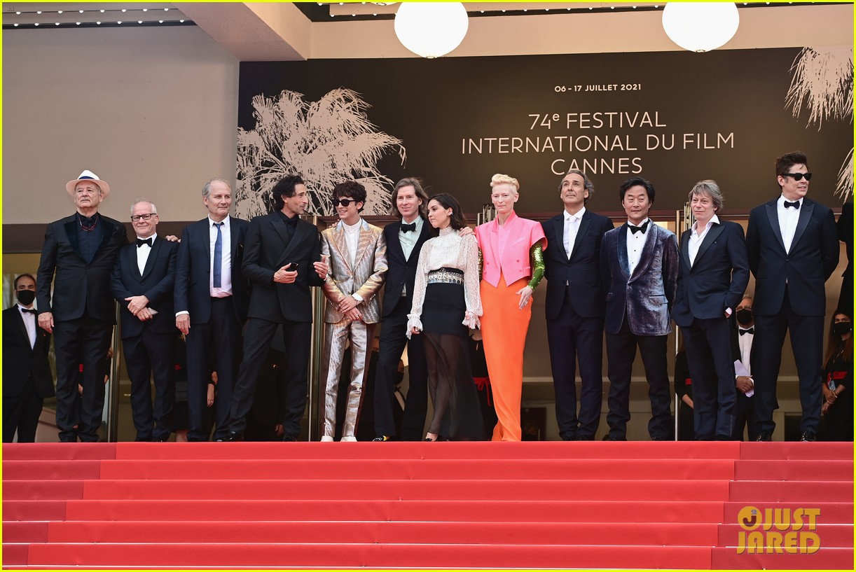 timothee chalamet tilda swinton more french dispatch cannes 544586987