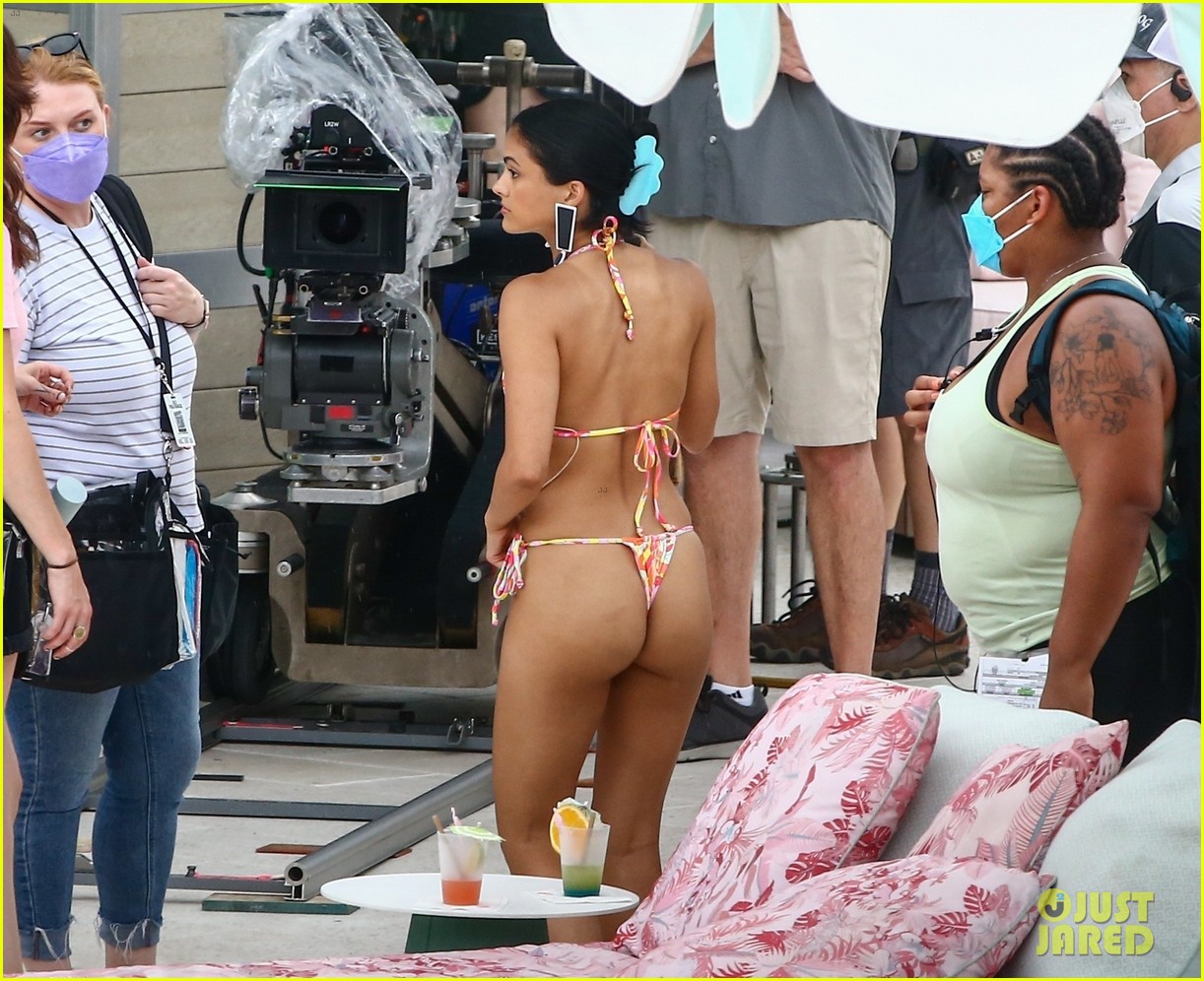camila mendes maya hawke lounge swimsuits strangers movie 434599622