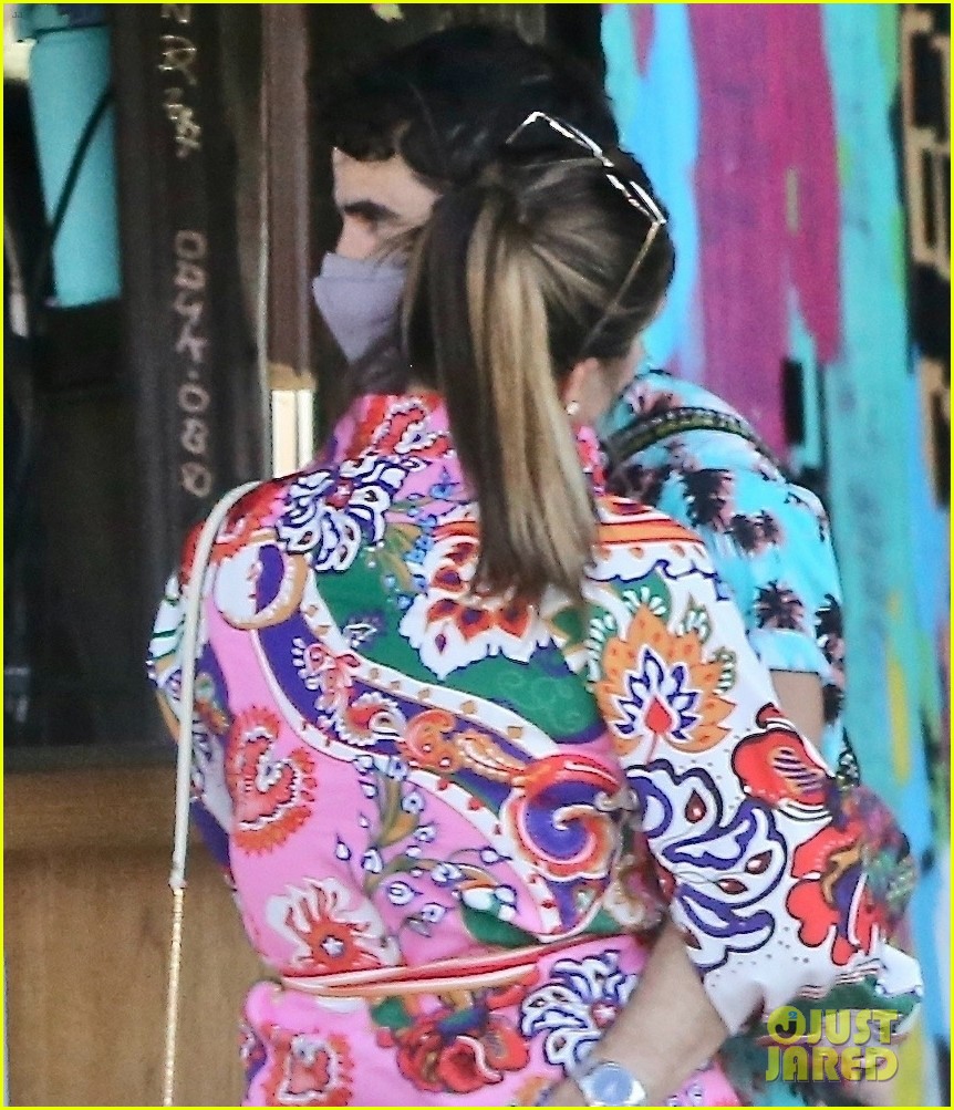 darren criss wife mia colorful outfits during lunch date 03