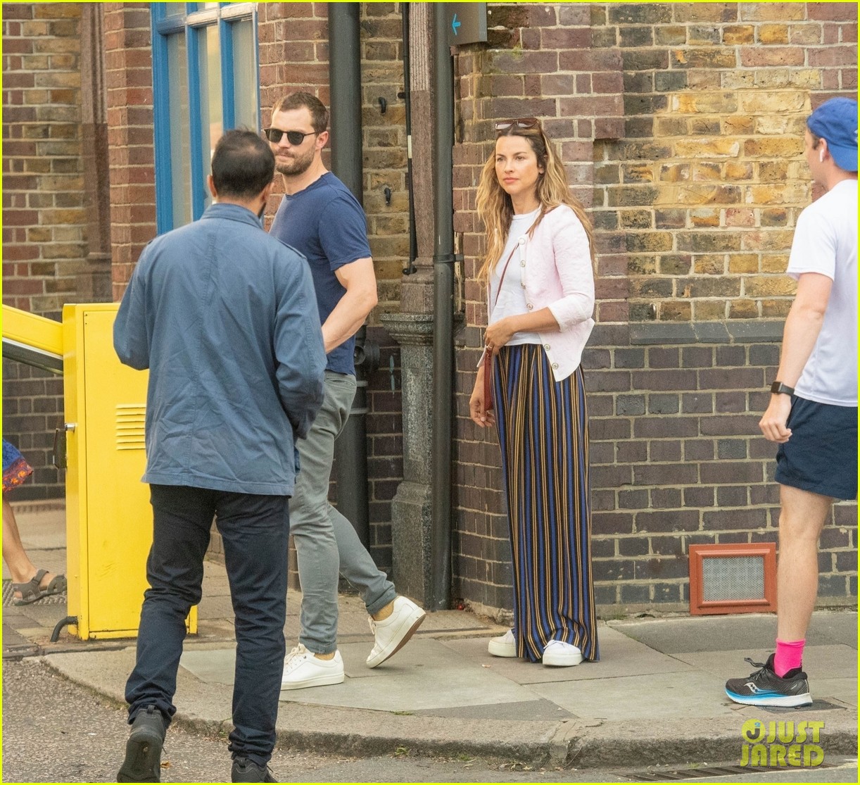 jamie dornan out and about with wife amelia warner 174603596