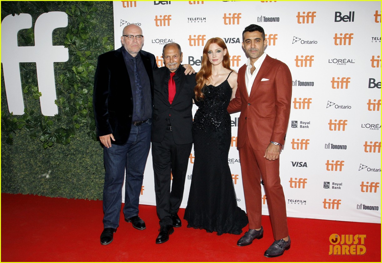 Jessica Chastain Steps Out in Chic Style For 'The Forgiven' Premiere