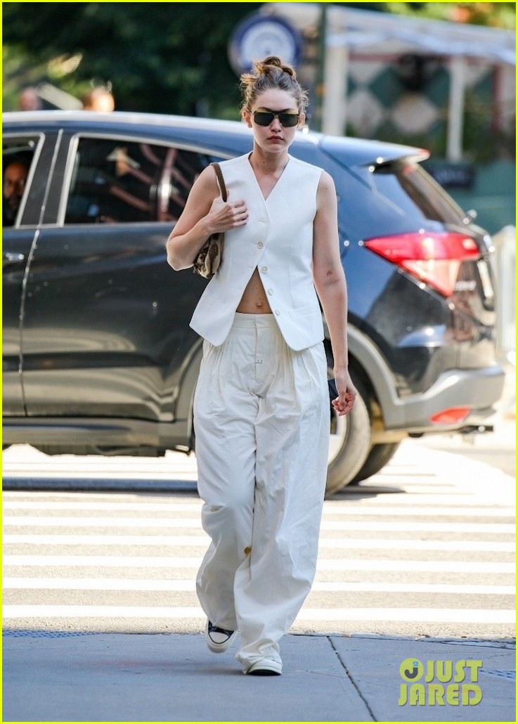 gigi hadid steps out in all white in nyc 03