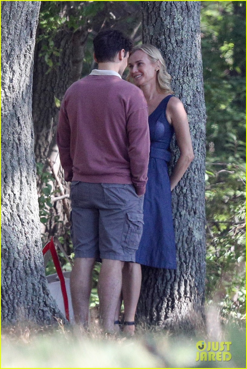 diane kruger spotted kissing ray nicholson on set 134625744