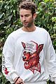 chace crawford morning walk with dog shiner 06