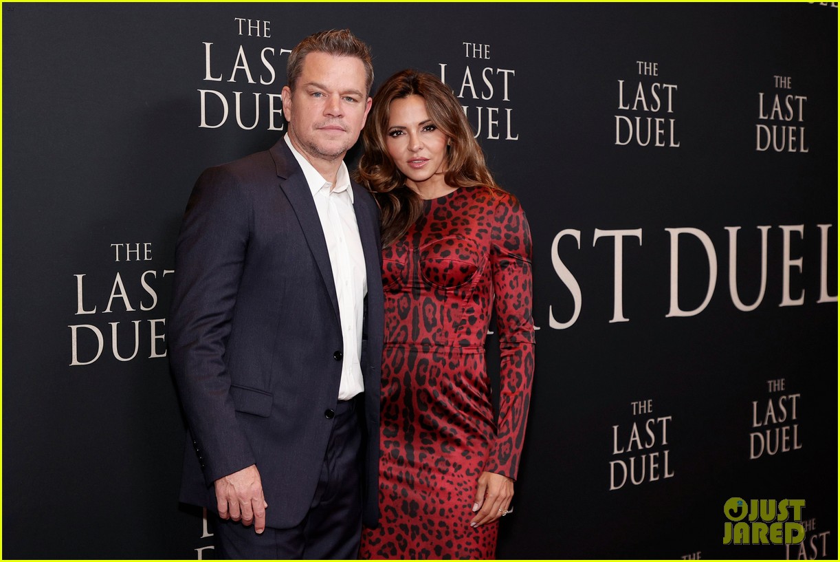 Jodie Comer Joins Matt Damon & Wife Luciana at 'The Last Duel' Premiere in  NYC, Jodie Comer, Luciana Damon, Matt Damon, The Last Duel