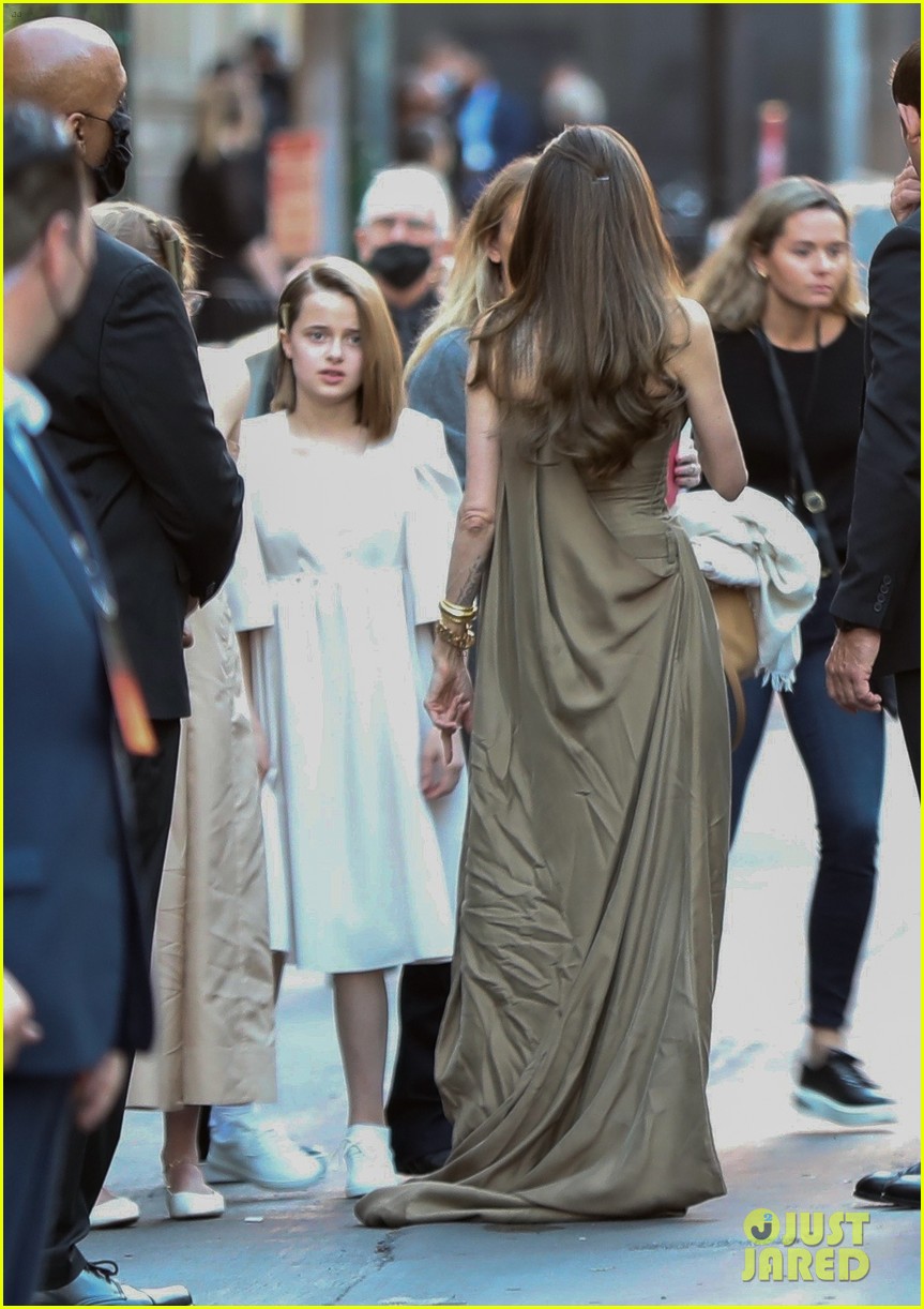 angelina jolie and kids at eternals premiere 124646910