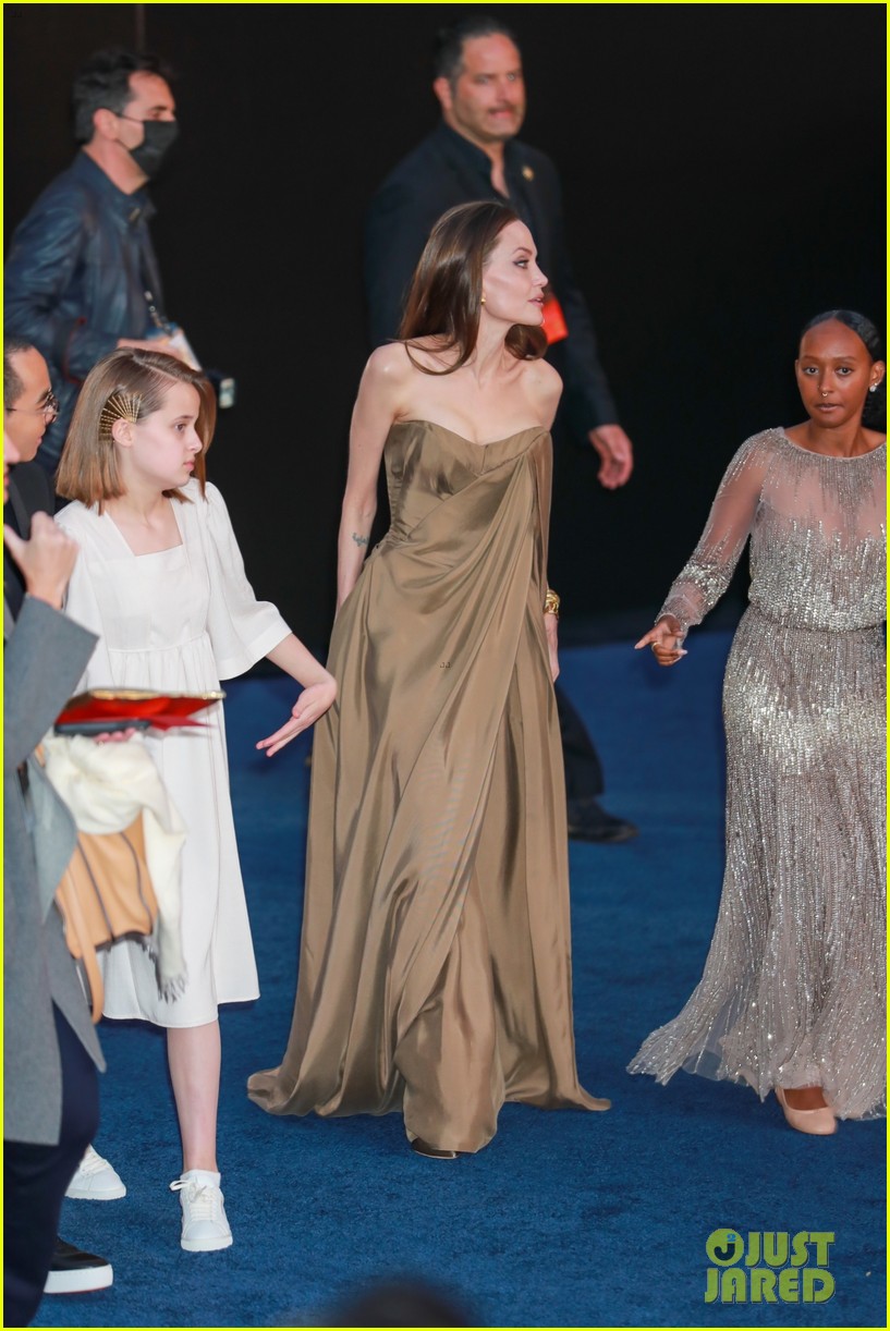 angelina jolie and kids at eternals premiere 35