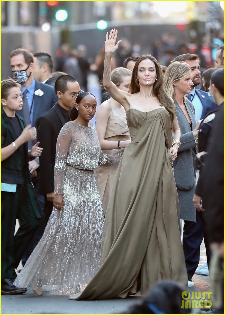 angelina jolie and kids at eternals premiere 53