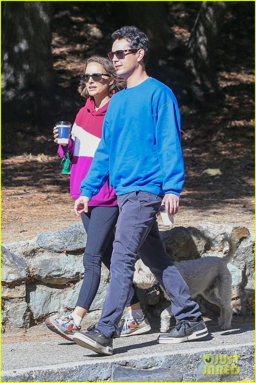 natalie portman spotted hiking with max minghella 144649244