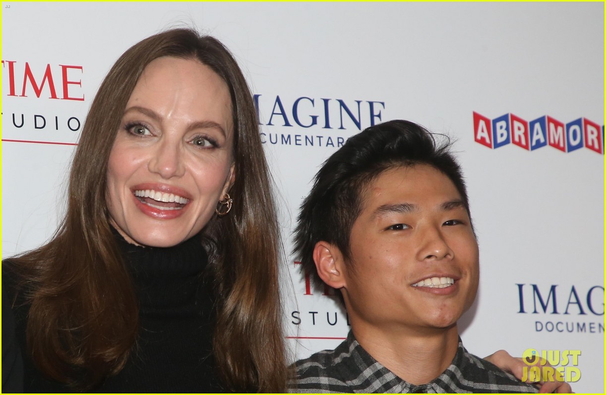 angelina jolie with shiloh pax at jr documentary premiere 04