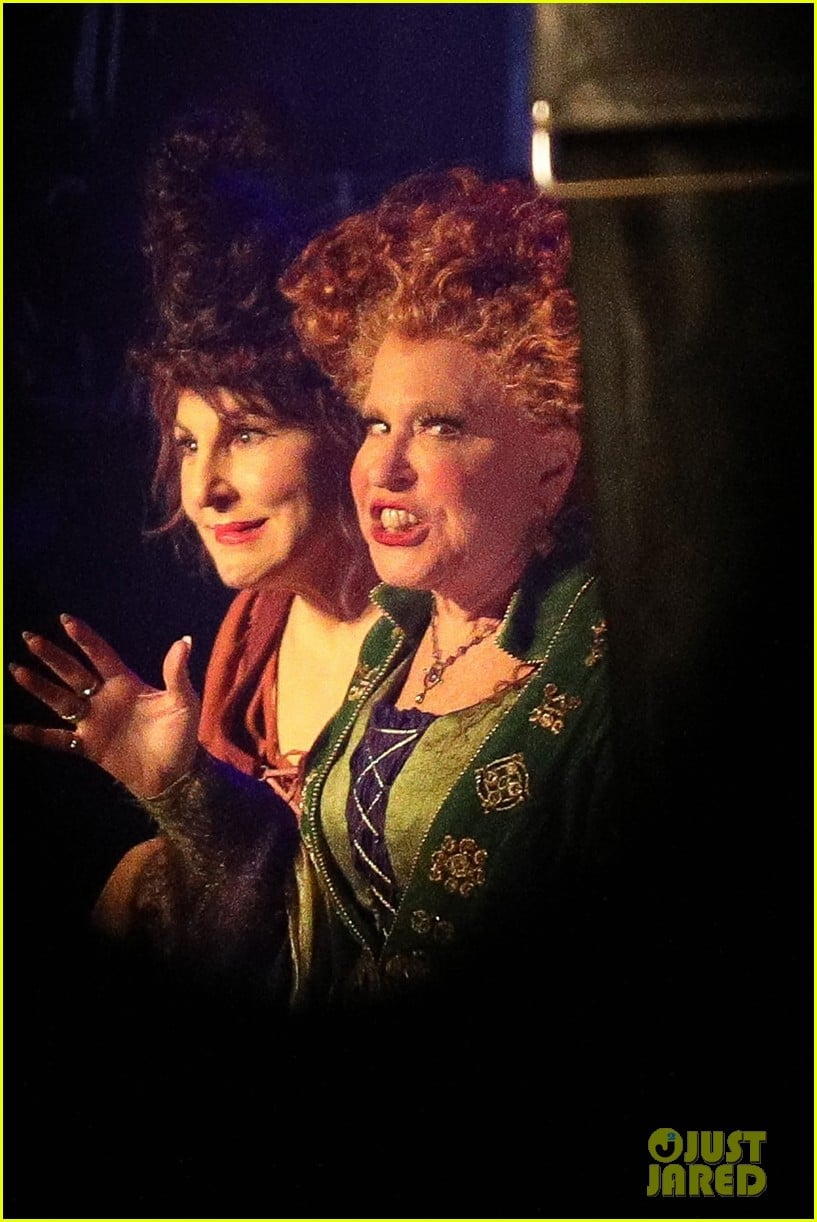 Bette Midler, Sarah Jessica Parker, & Kathy Najimy Film 'Hocus Pocus 2