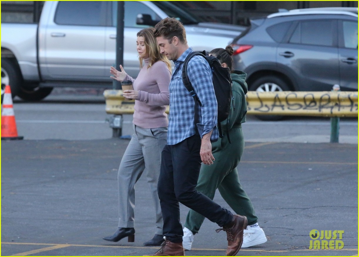 Ellen Pompeo Spotted Filming More 'Grey's Anatomy' Scenes with Scott