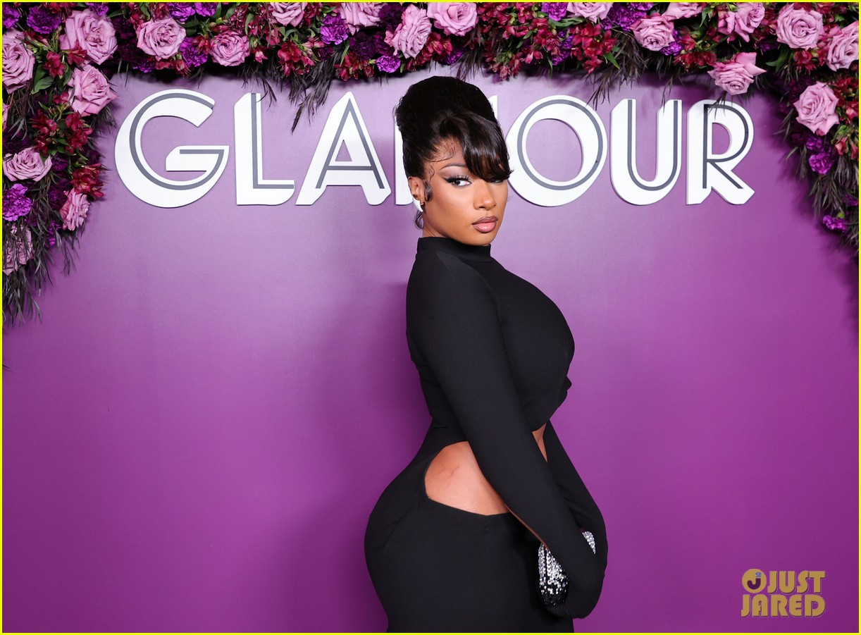megan thee stallion cut out dress for glamour women of the year awards 014656918