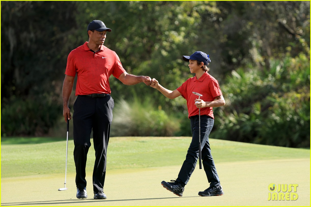 tiger woods son charlie come in second pnc championship 114680947