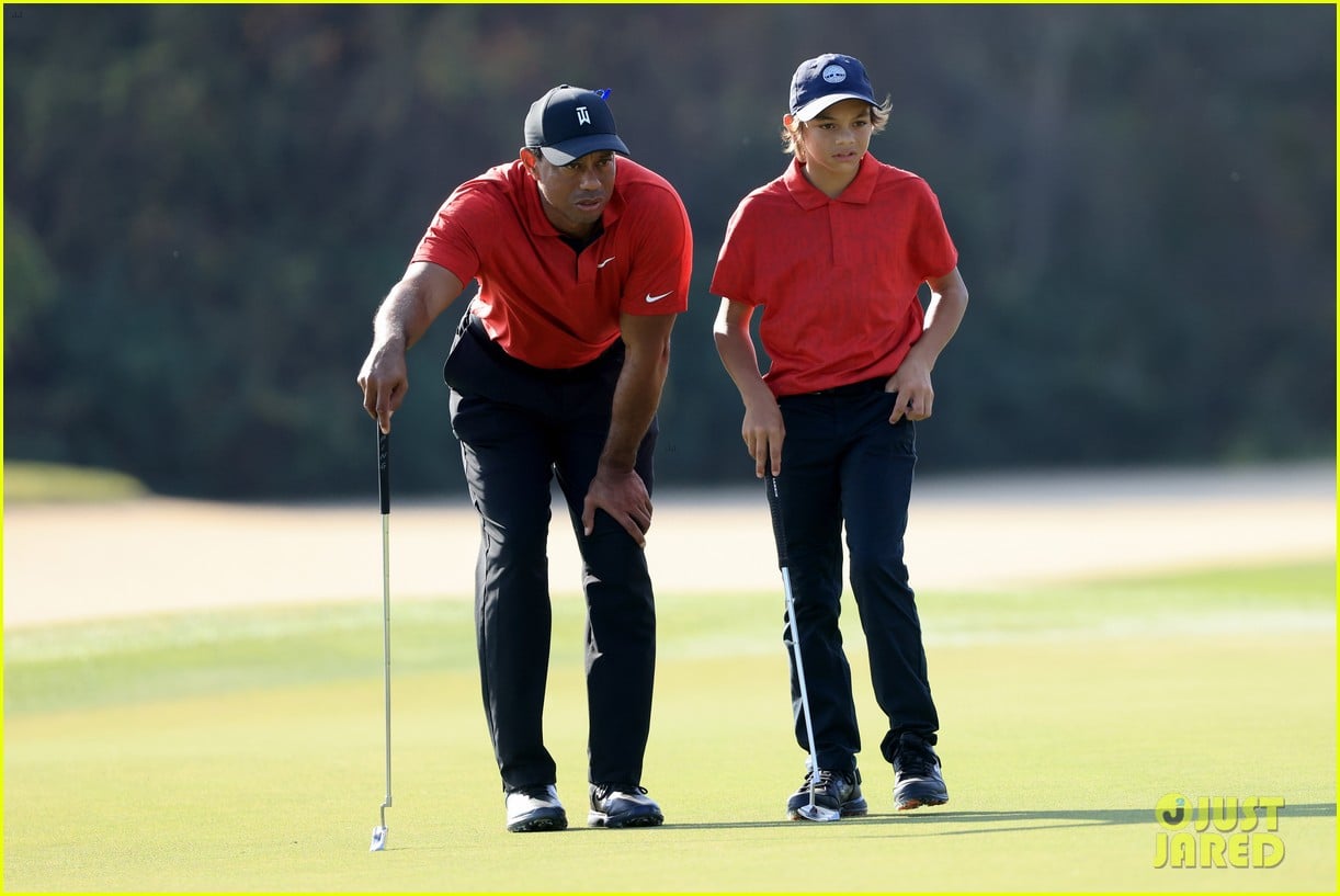tiger woods son charlie come in second pnc championship 244680960
