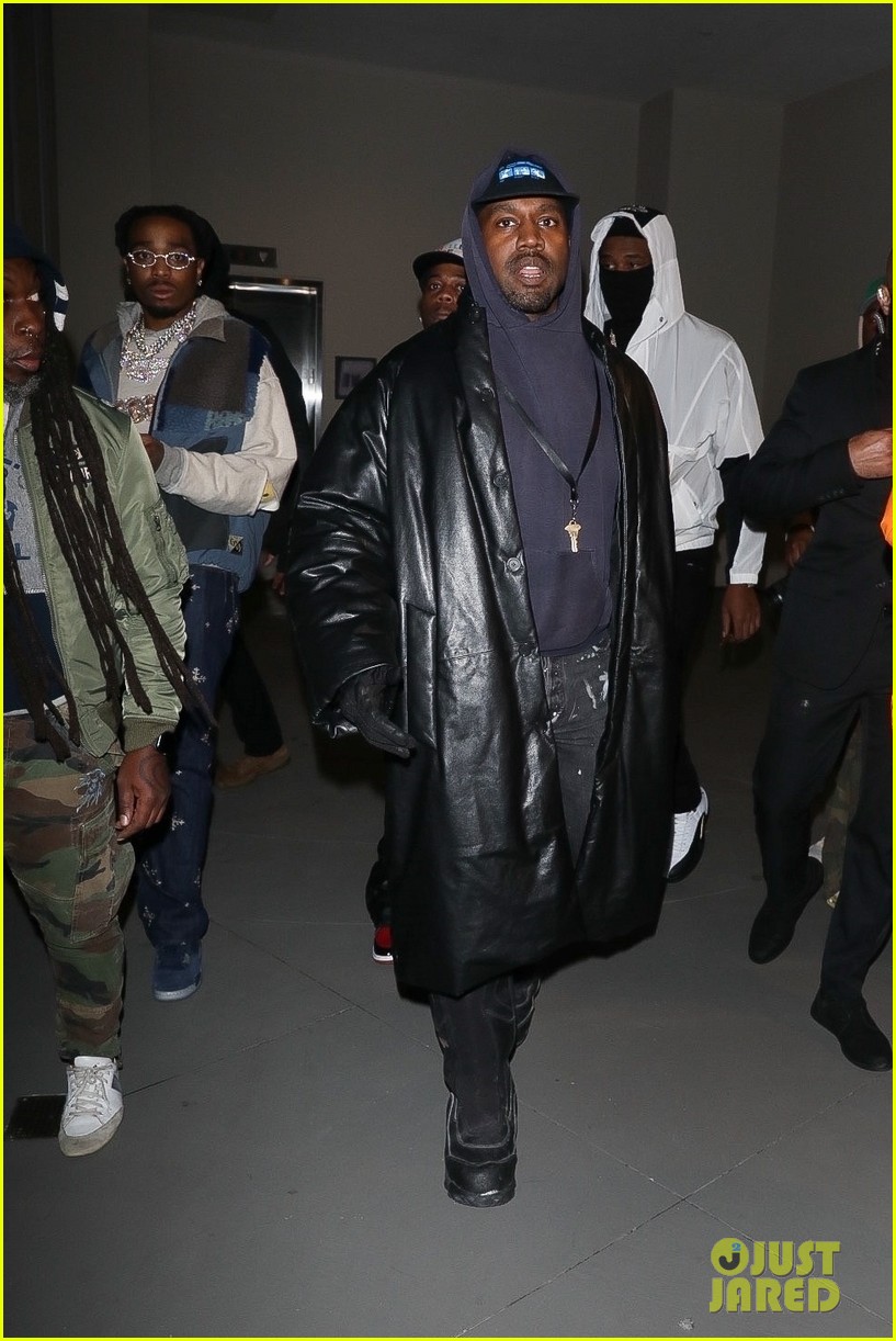 kanye west attends offsets birthday party 07