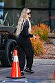 khloe kardashian goes cozy fuzzy jumpsuit leaving photo shoot 33