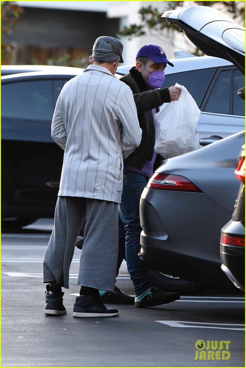 robert downey jr goes post christmas shopping with a friend 314683250