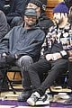kanye west sits courtside with french montana donda basketball game 01