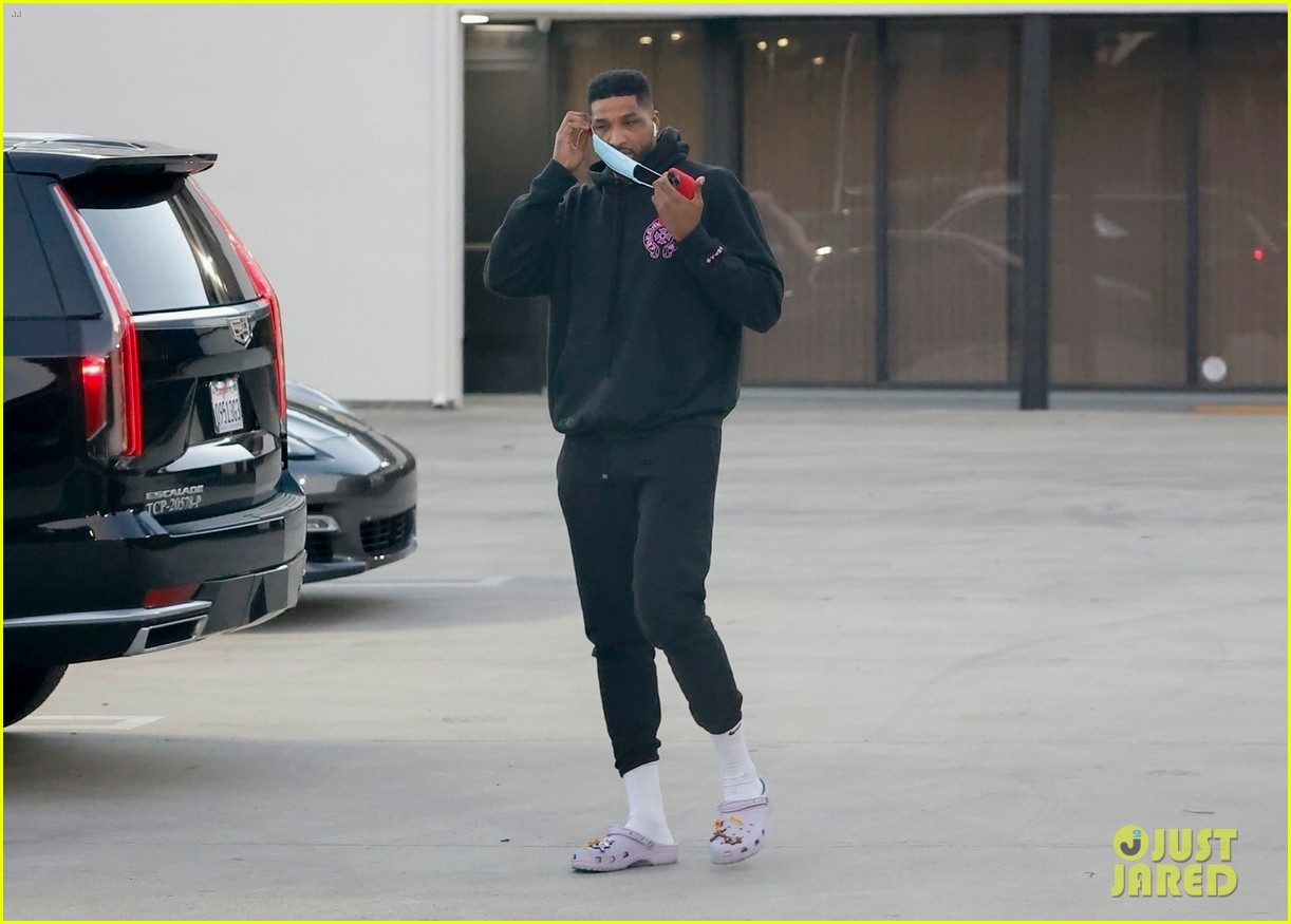 tristan thompson spotted before releasing statement 254686111