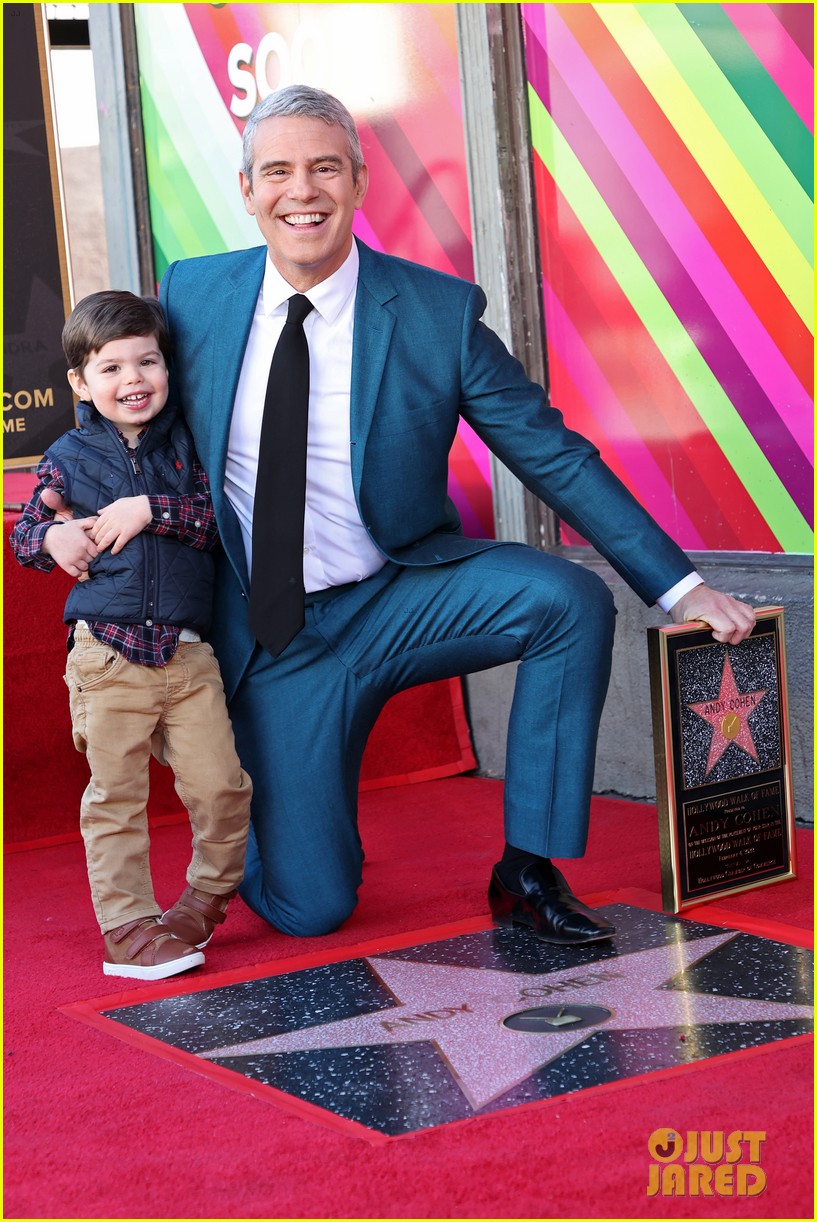 Andy Cohen Gets Star on Hollywood Walk of Fame, Son Ben Joins Him at ...