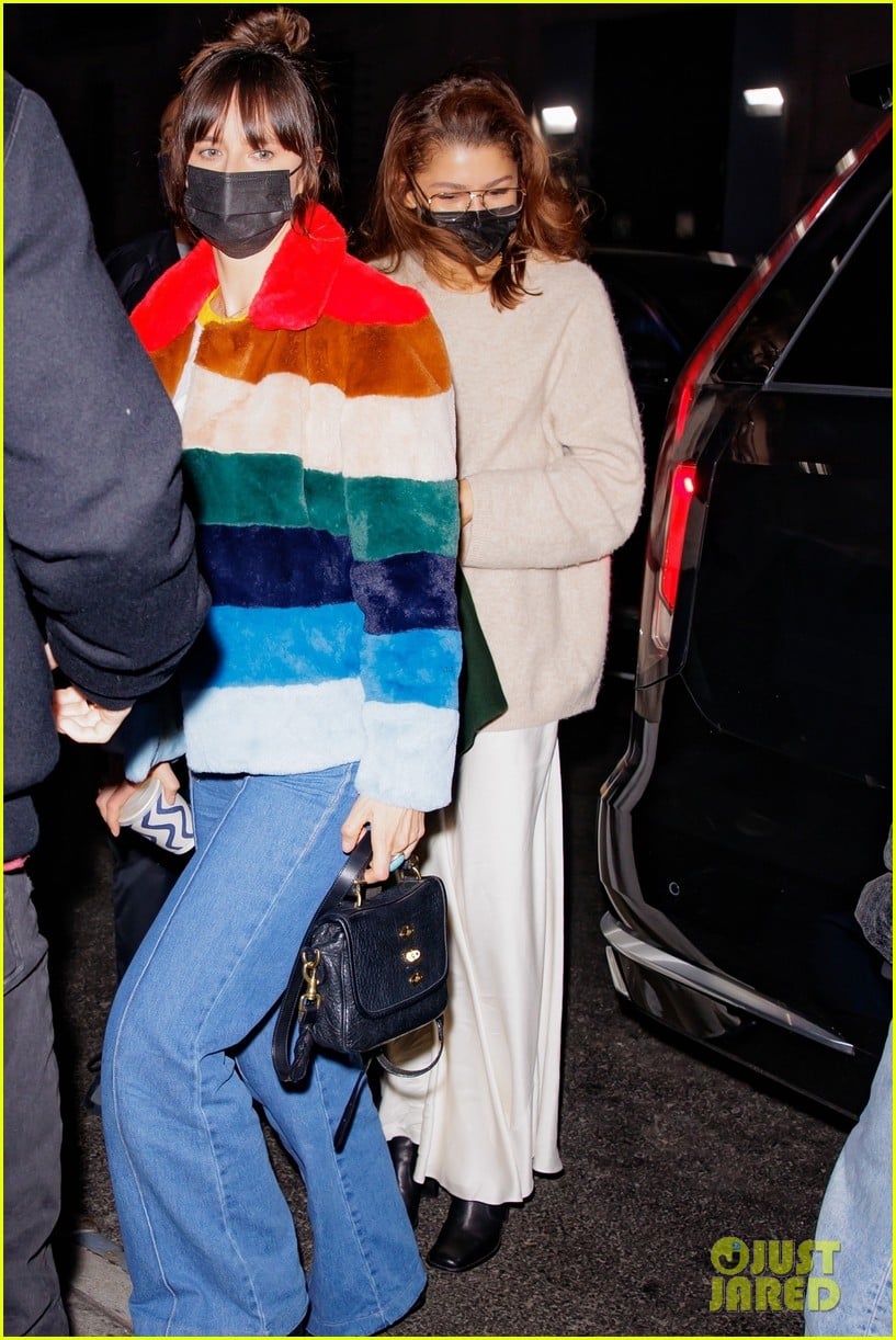 Tom Holland & Zendaya Spotted at NY Rangers Game with Friend Hunter