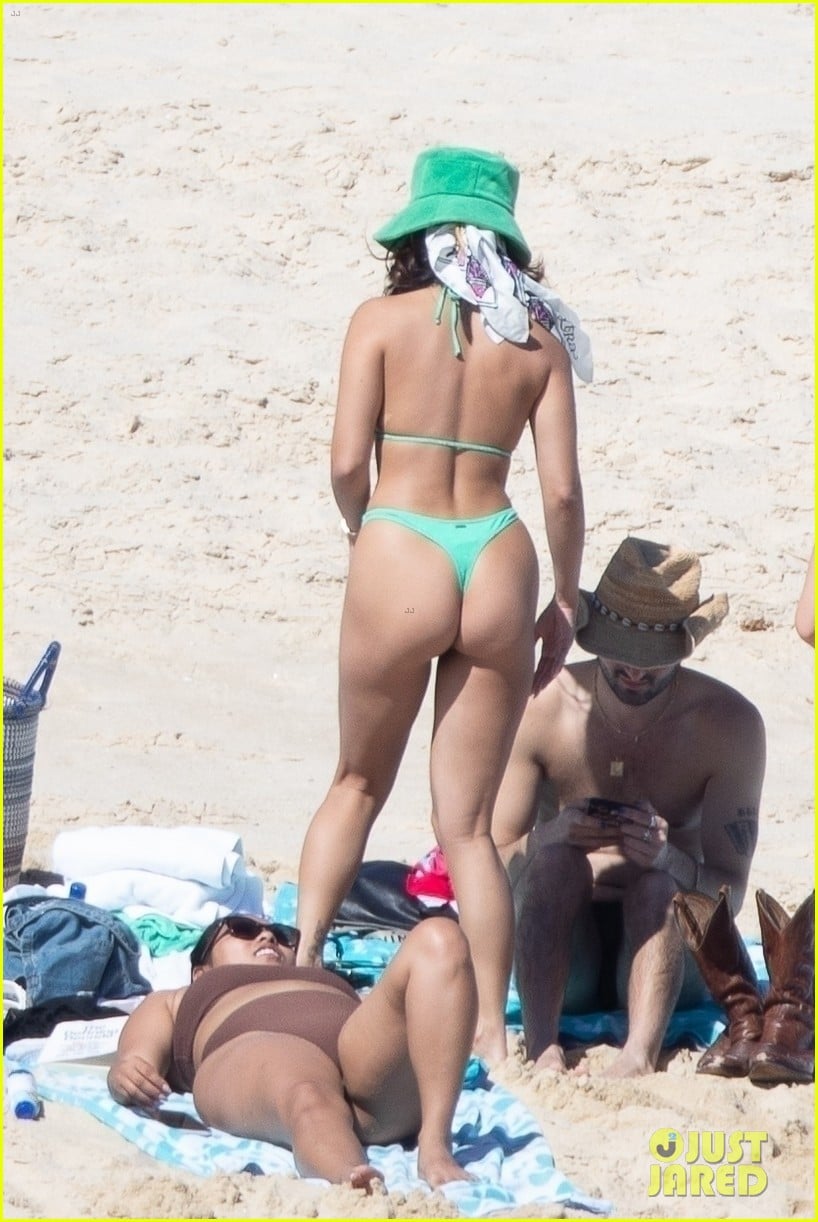 vanessa hudgens rocks mint green bikini on vacation in mexico 134698027