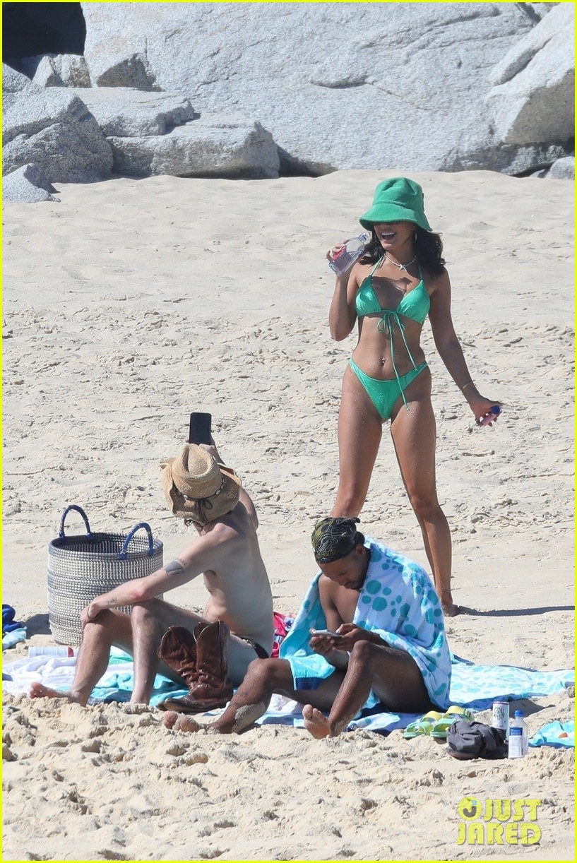 vanessa hudgens rocks mint green bikini on vacation in mexico 514698065