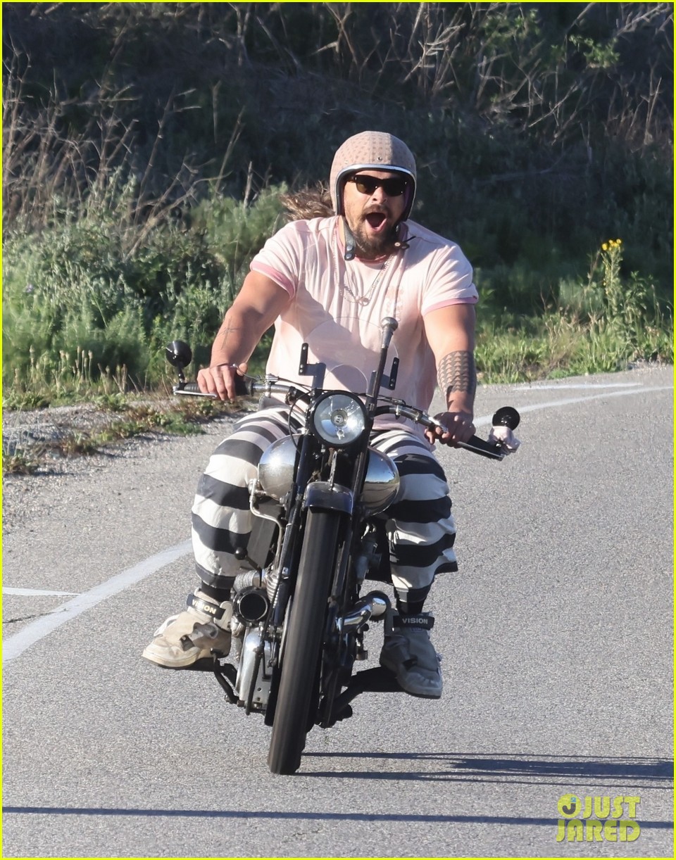 Jason Momoa Goes for Rare Motorcycle Ride After Announcing Split From