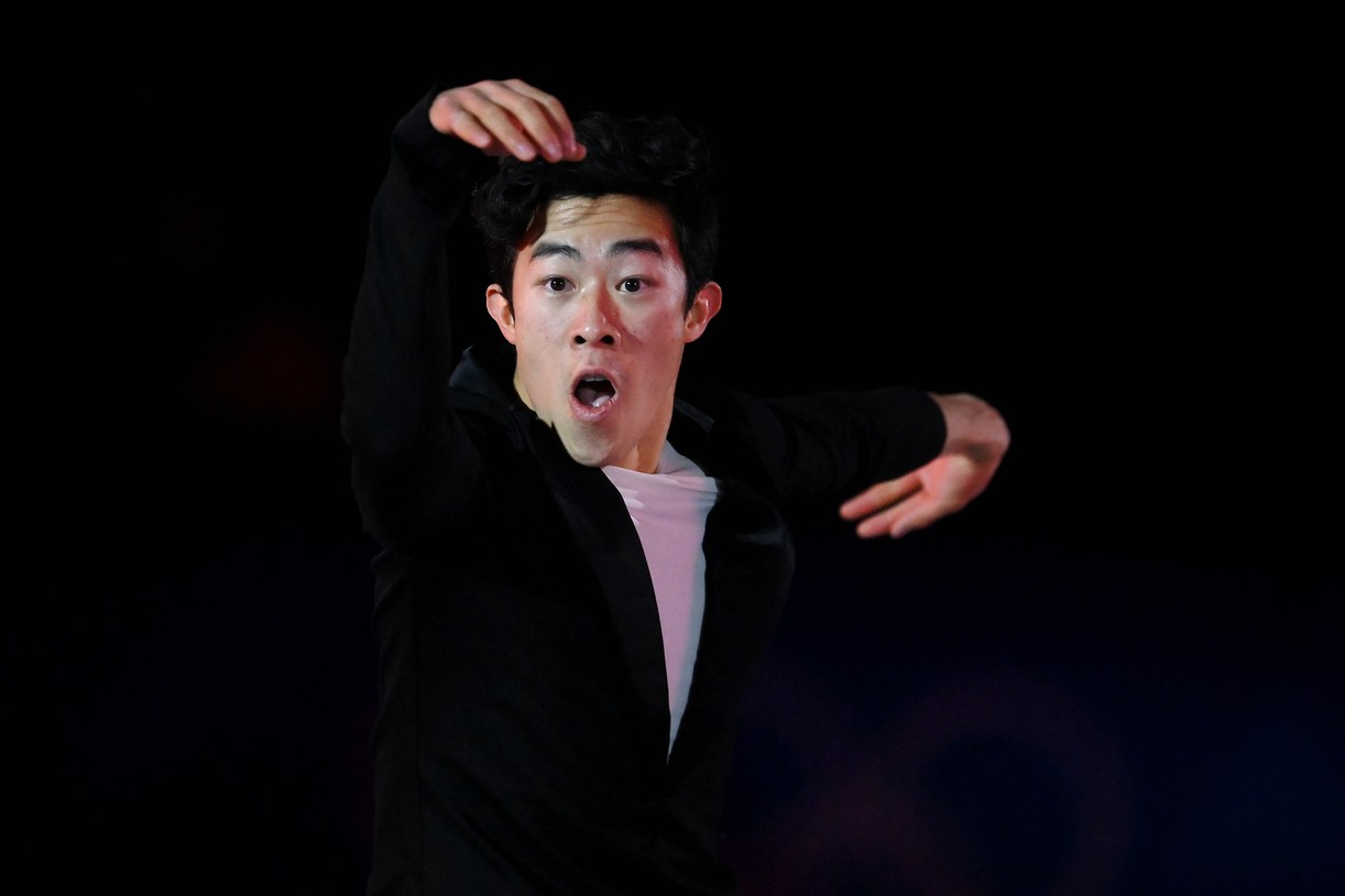 nathan chen talks retirement worlds backflip exhibition olympics 25