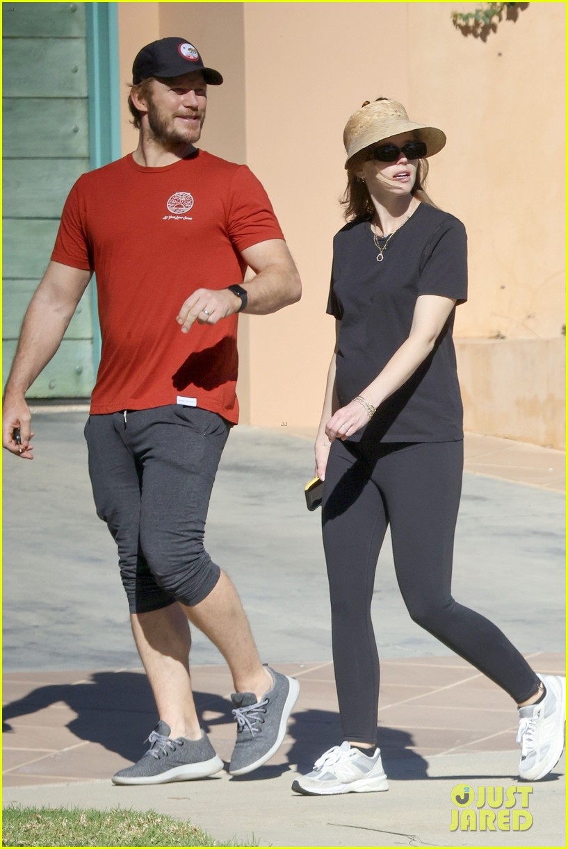 Chris Pratt Gets Some Fresh Air During Friday Stroll with Pregnant Wife