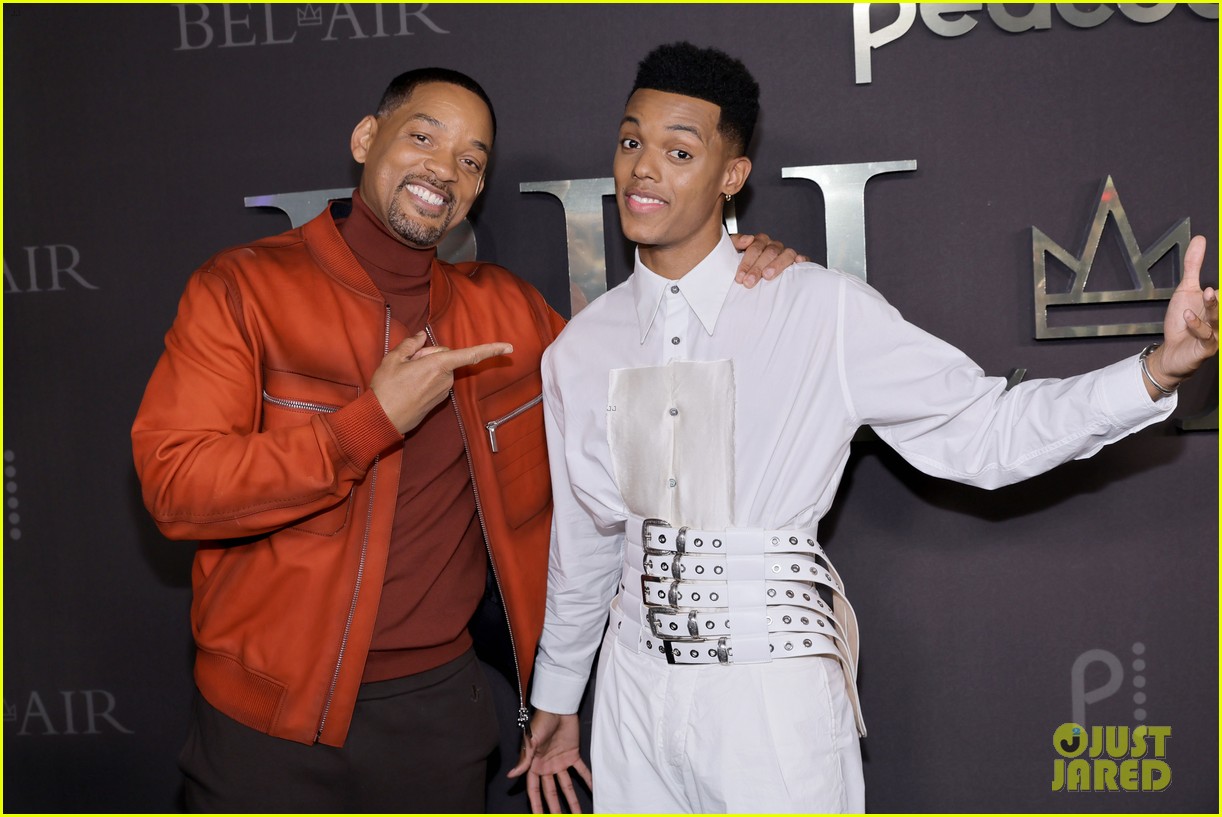 will smith and family at bel air premiere 14