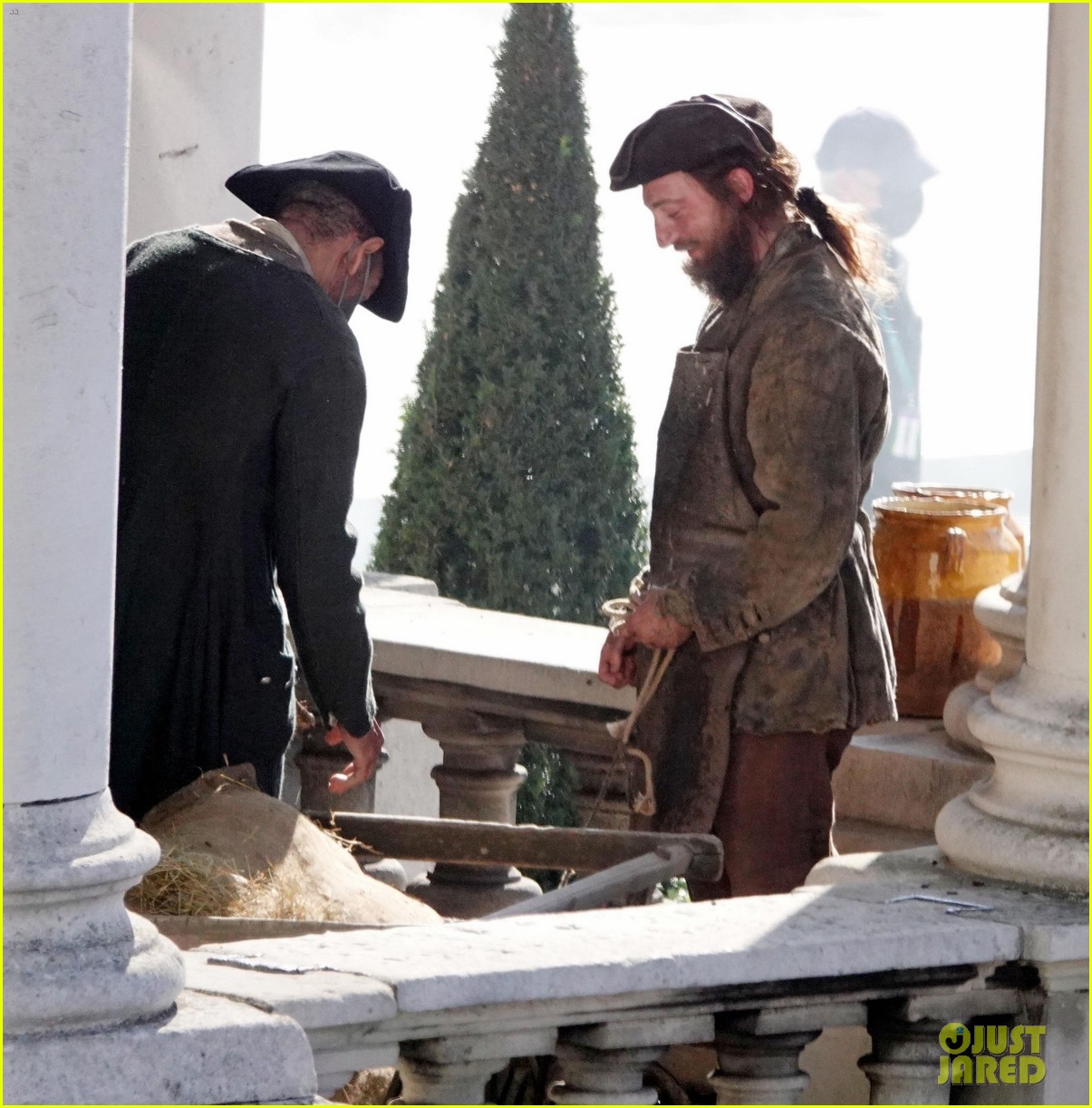 Joaquin Phoenix Gets Into Character as French Emperor Napoleon to Film