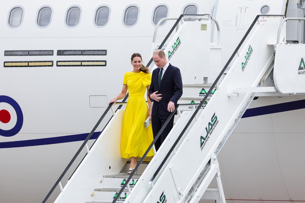 Kate Middleton Pays Homage To Jamaica's Flag With A Bright Yellow Dress