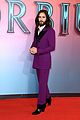 jared leto blue eye makeup purple suit morbius premiere in london 10