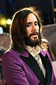 jared leto blue eye makeup purple suit morbius premiere in london 24