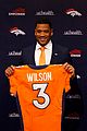 russell wilson joined by his family introduced to denver broncos 10
