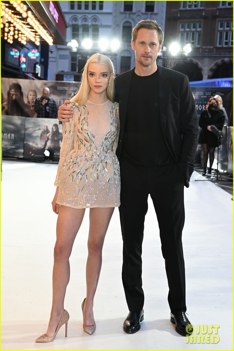 Anya TaylorJoy Kisses Boyfriend Malcolm McRae at 'The Northman(02)